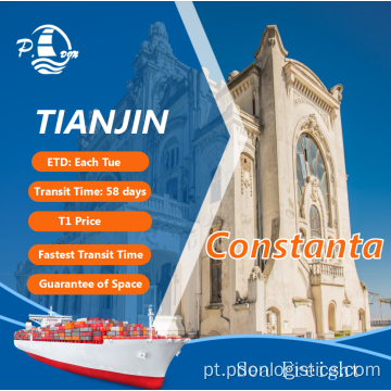 Custo de envio de Tianjin para Constanta